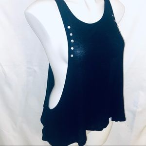 Love culture sleeveless gem studded tank